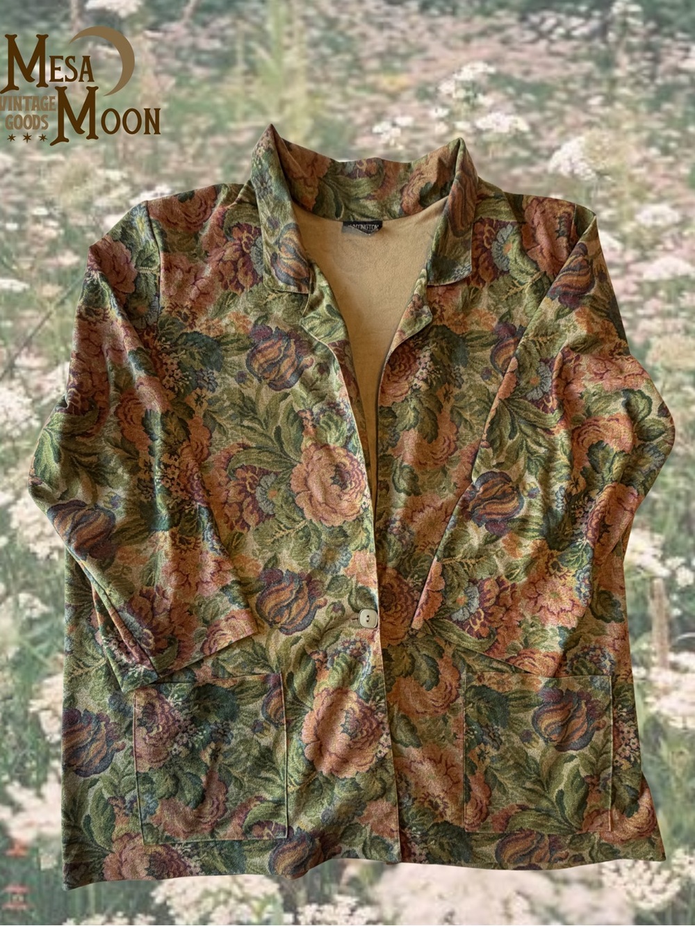 Vintage Floral Blazer